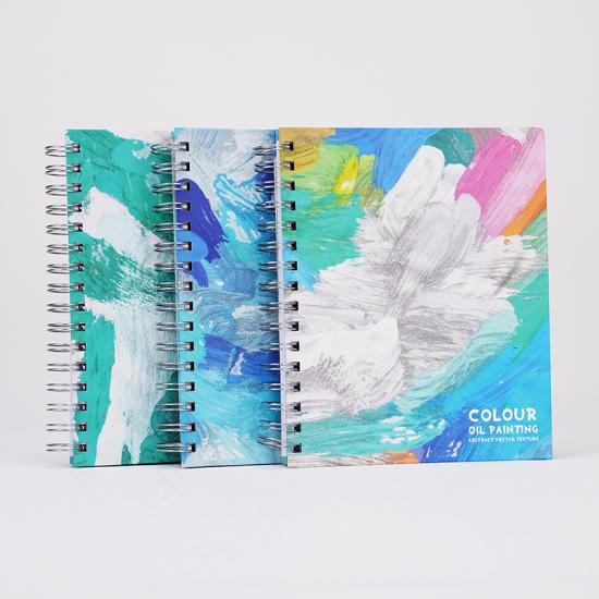 White paper notebook